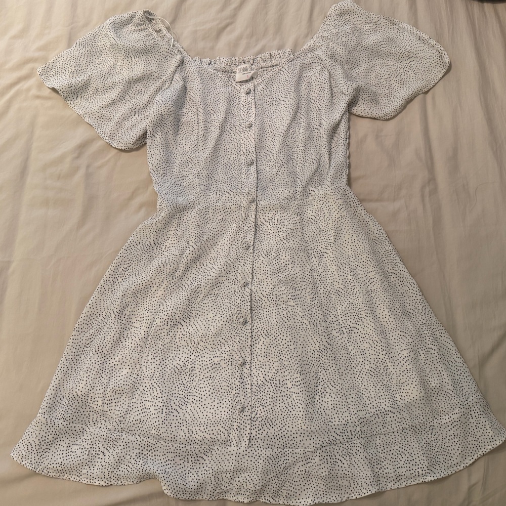 Black and White Polka Dot Dress